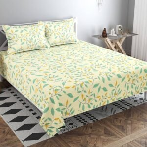 Floral Handloom Cotton Bed Sheet