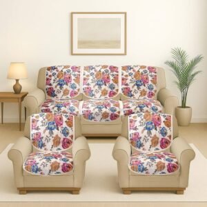 Floral Design Sofa Cover